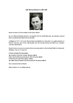 A preview of a PDF biography for Balicki, Roman
